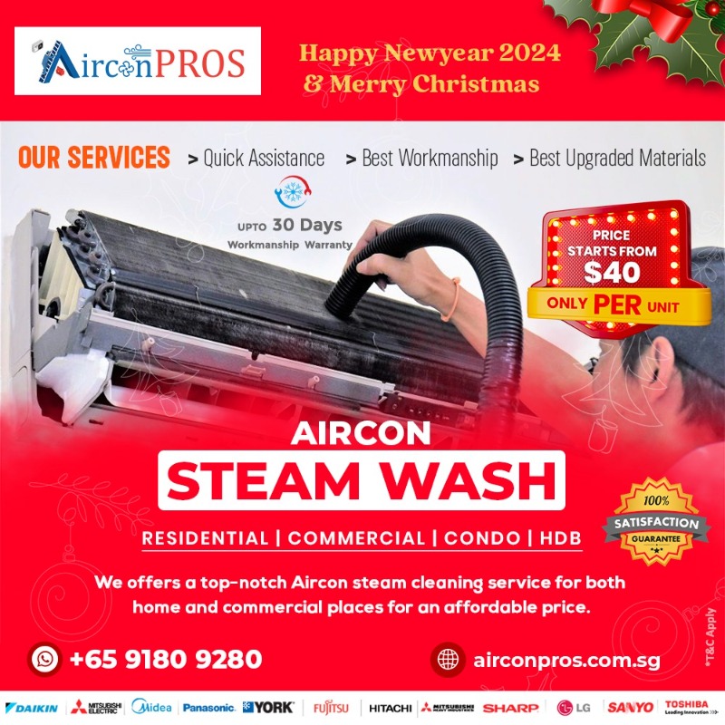 Aircon steam cleaning in  listed under Electronics - AC Repair
