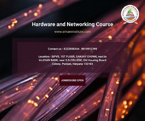 Best hardware and networking course in Panipat in  listed under Education - Professional Courses
