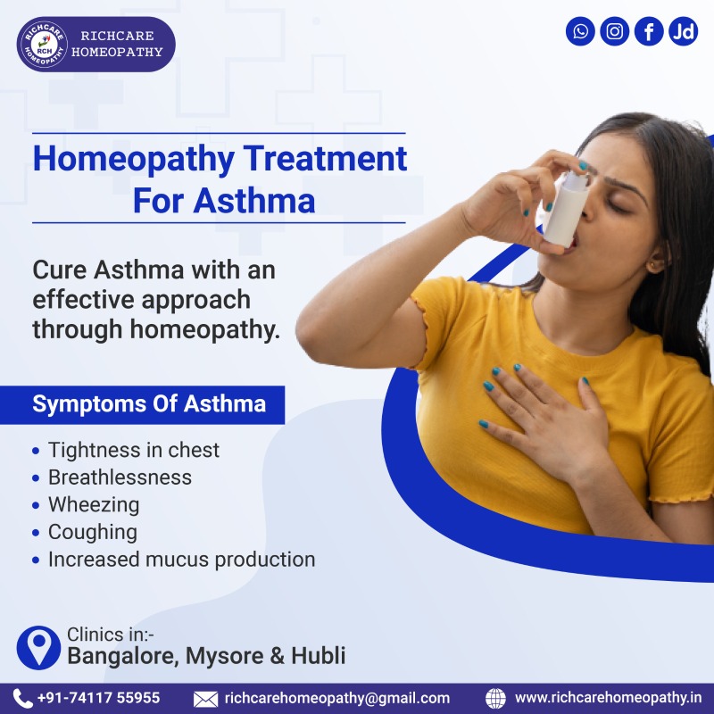 Homeopathic Medicine & Treatments For Asthama in  listed under Services - Healthcare / Fitness