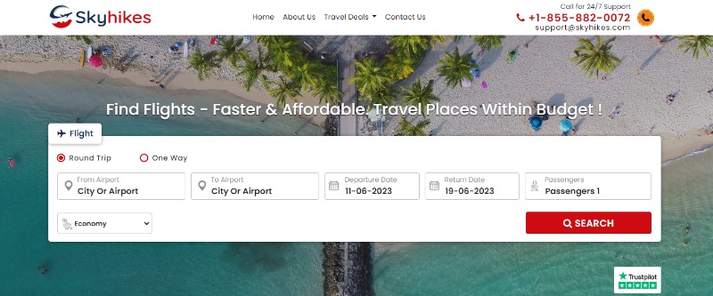 American Airlines Flights: Book American Airlines Cheap Tickets with skyhikes.com in  listed under Services - Travel Agents