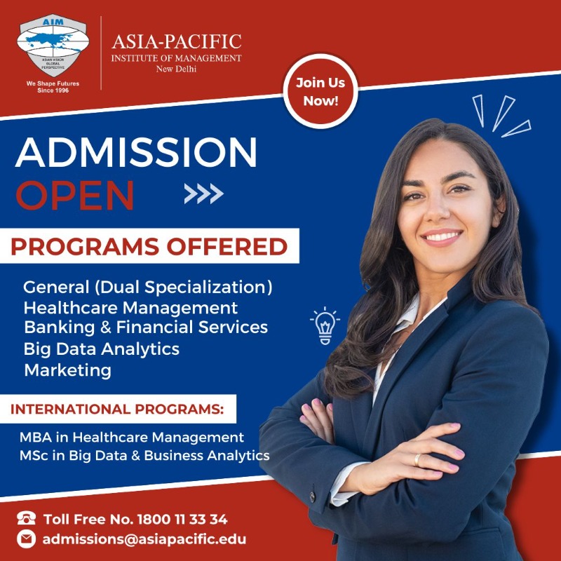 BEST INSTITUTE FOR PGDM COURSES IN DELHI - AIM in  listed under Education - Colleges
