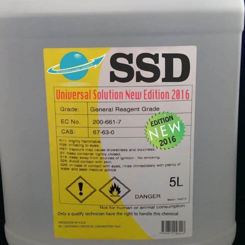 SSD Chemical for Salein Egypt used for DFX banknote cleaning of all currencies. in  listed under Services - Other