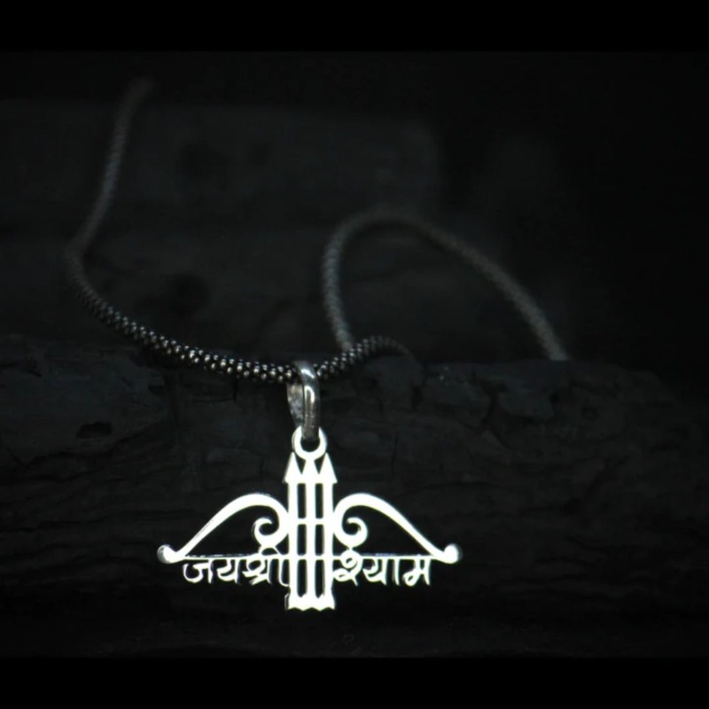 Buy Silver khatu shyam pendant with chian | Jewllery Design in  listed under Lifestyle - Jewellery