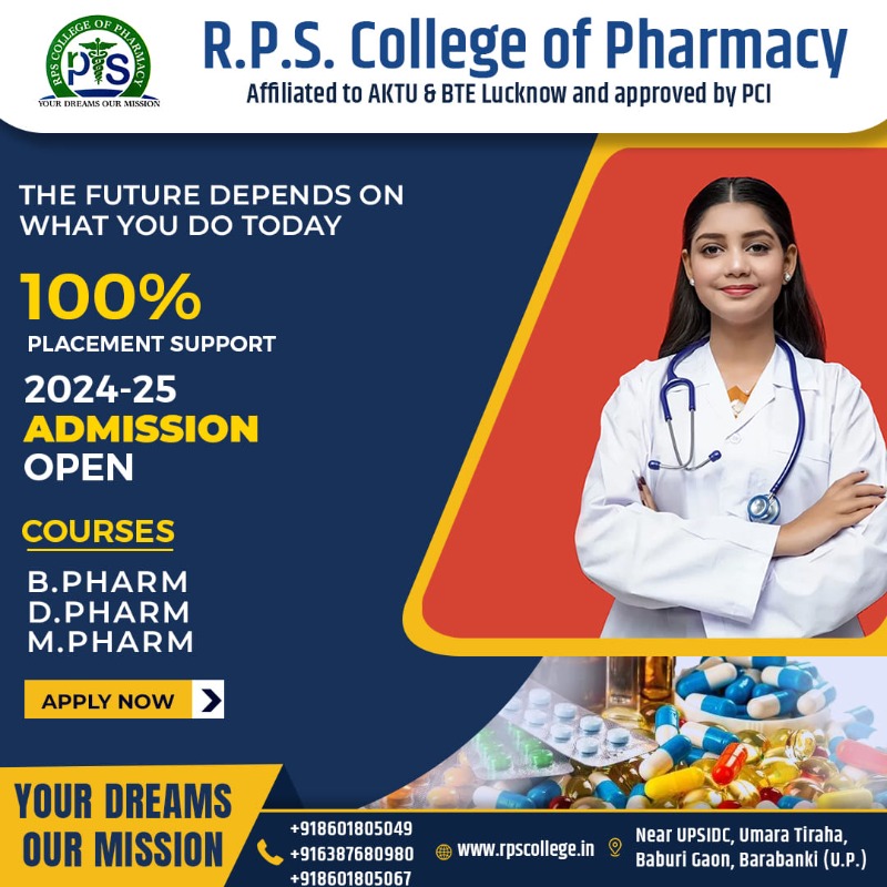 Best DPharma College in Lucknow  in  listed under Education - Colleges
