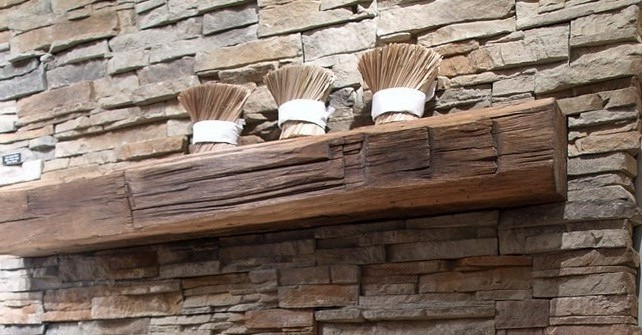 Immerse yourself in a space transformation through Stone Selex's remarkable stone fireplace refacing in  listed under Offerings - Anything on Sale