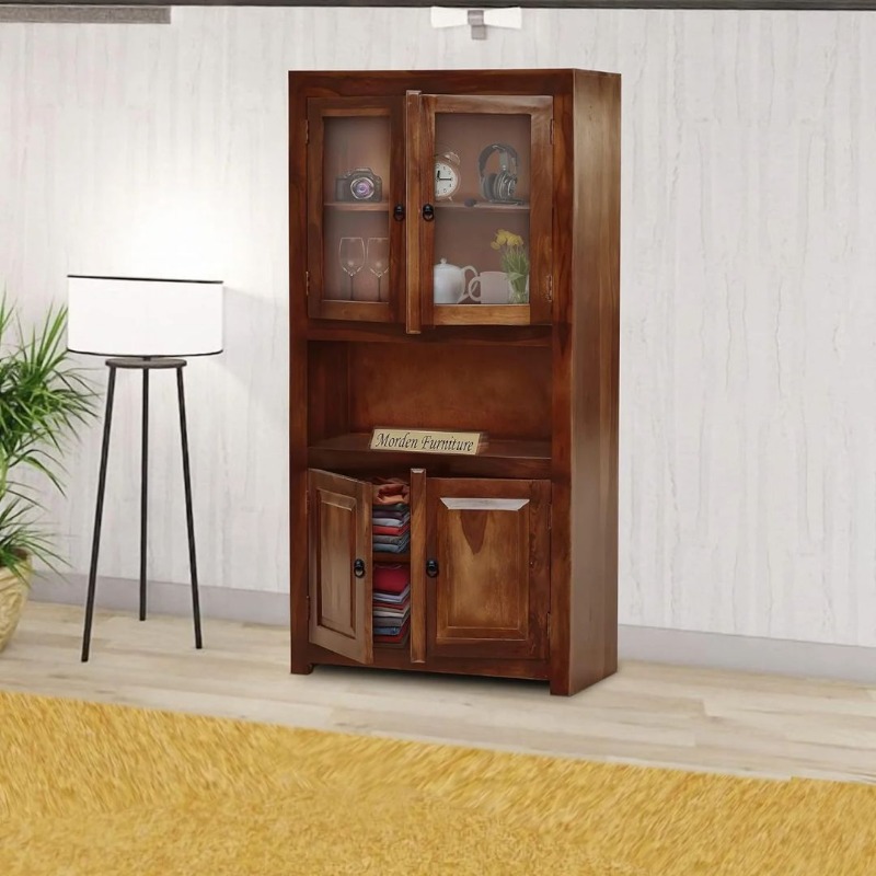 Buy Wooden Display Cabinet Online India | Sonaarts in  listed under Lifestyle - Home / Office Furniture