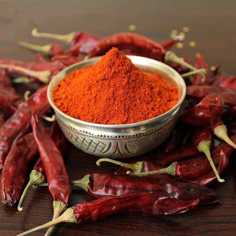 Fresh And Organic Red Chilli Powder