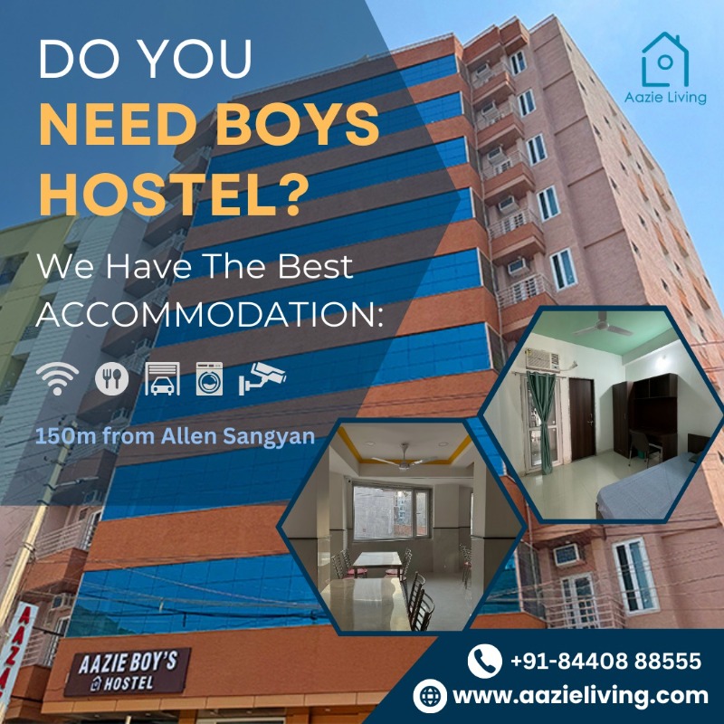 Best Boys Hostel Near Allen Landmark city Kunhari Kota in  listed under Real Estate - Hostel