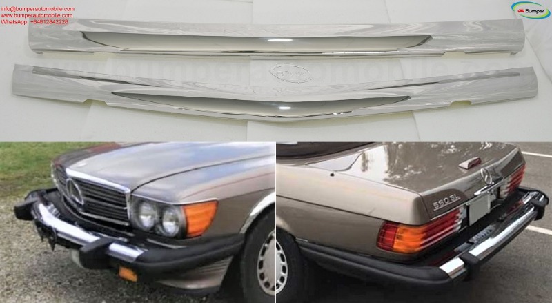 Mercedes R107 C107 W107 SL/ SLC US style bumpers (1971-1989)  in  listed under Cars n Bikes - Spare Parts