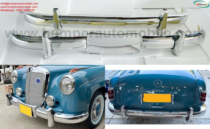 Mercedes Ponton W180 W128 (1954-1957) Bumpers Model 220A 220S, 219 in  listed under Cars n Bikes - Spare Parts