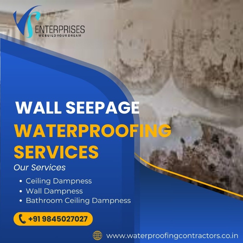 Wall Seepage Waterproofing Contractors in Bangalore