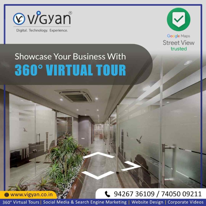Best Google 360 Degree Virtual Tour Company in Ahmedabad in  listed under Services - Advertising / Design