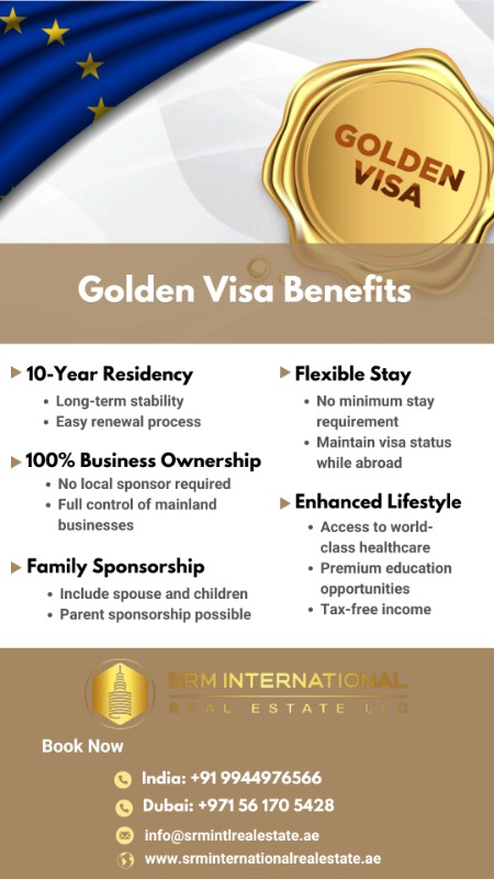 Dubai Golden Visa Benefits in  listed under Services - Other