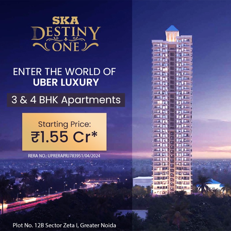 3 BHK Apartments in SKa destiny One in  listed under Real Estate - Appartments for Sale