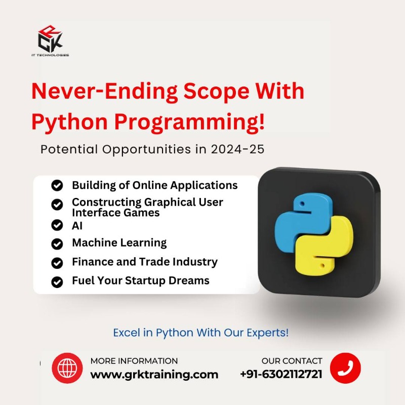 Python Training in Bangalore with Placement Assistance in  listed under Education - Training Centers