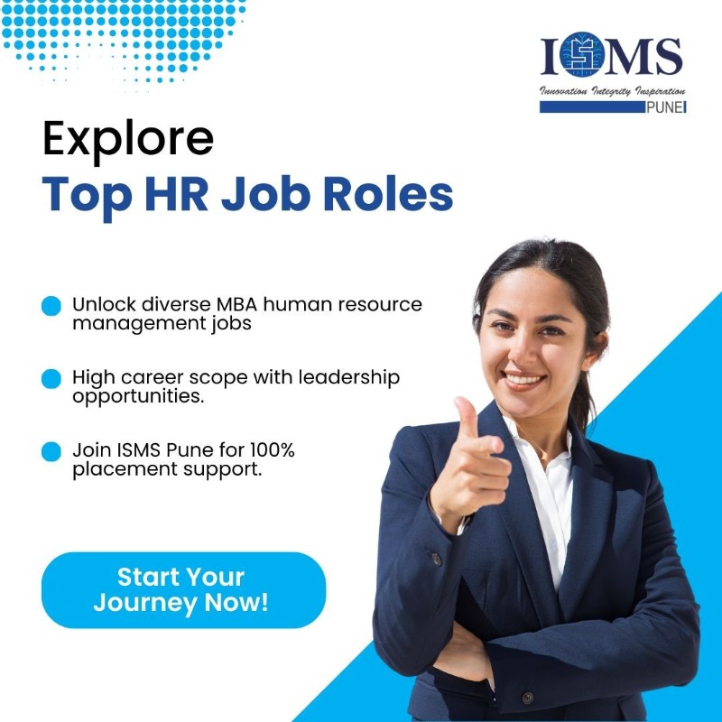 Top Jobs with MBA in HR | Career Scope & Opportunities | ISMS Pune in  listed under Education - Colleges