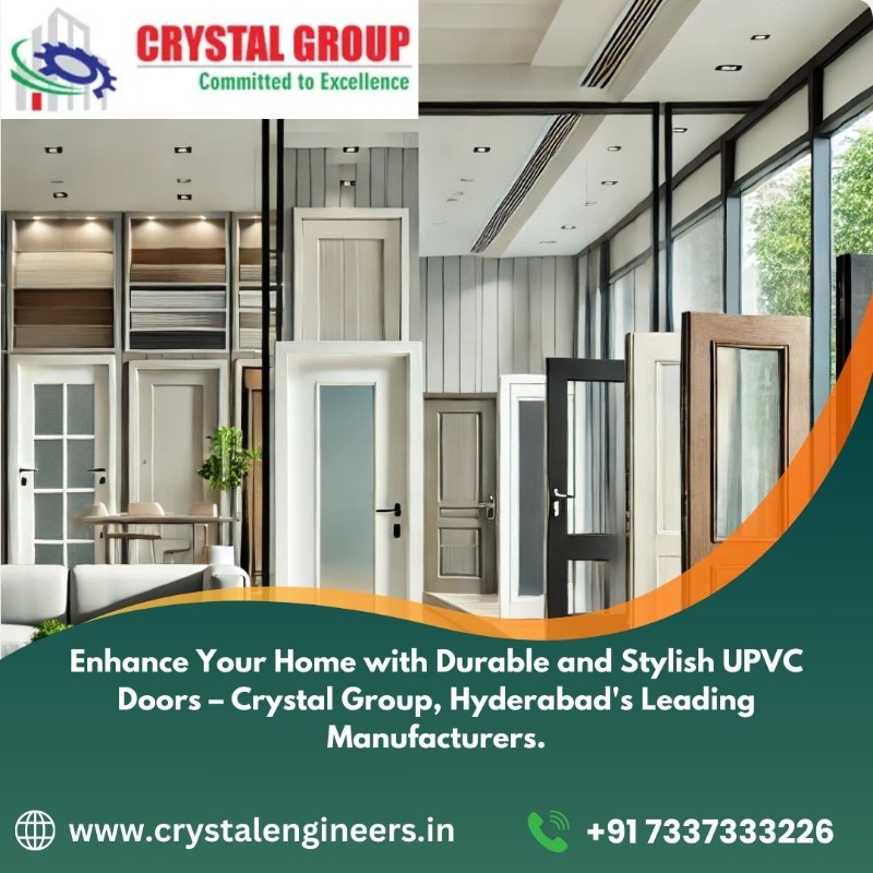 Leading UPVC Doors Manufacturers in Hyderabad – Crystalengineers in  listed under Services - Repairs / Renovations