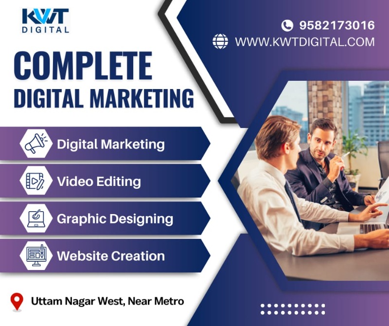 Learn Digital Marketing Course With KWT Digital Marketing Institute Uttam Nagar in  listed under Electronics - Computer Accessories