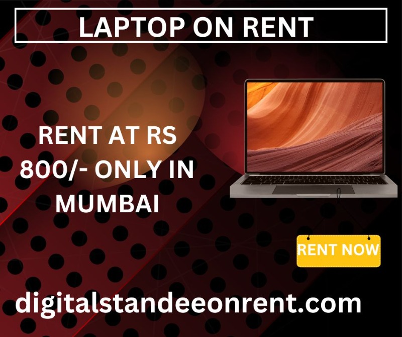 laptop on rent at Rs 800/- only in mumbai