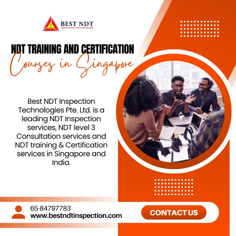 NDT Training and Certification Courses in Singapore| Best NDT Inspection in  listed under Services - Other