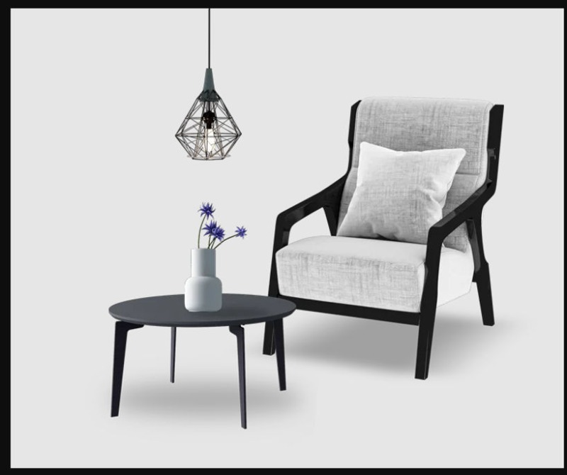 Living Room Design With Ottoman Storage Near Coimbatore in  listed under Services - Interior Designers