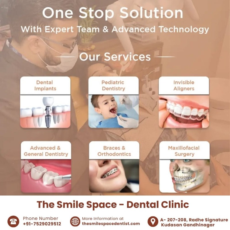 Best dental clinic in gandhinagar in  listed under Services - Doctors