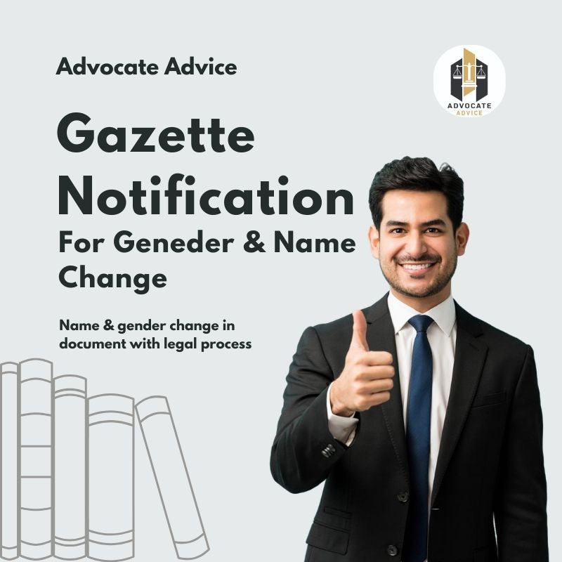 Gazette Notification - Name & Gender Change