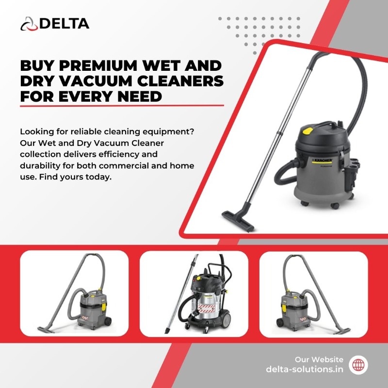 Wet and Dry Vacuum Cleaner - Delta Solutions in  listed under Services - Business Offers