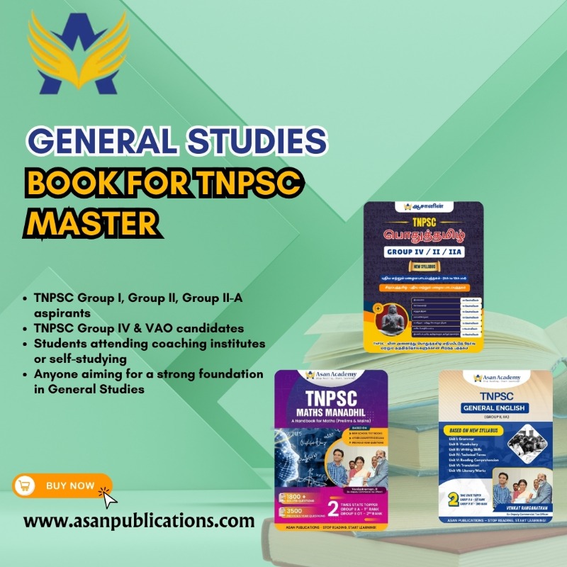 Best TNPSC Books in Tamil | TNPSC group 4 books in Tamil | Asan Publications in  listed under Education - Text Books / Materials
